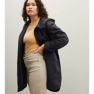 Everlane The Renew Anorak Jacket Black Size Large